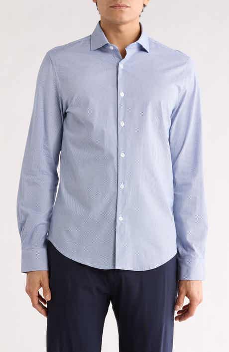 DENIM AND FLOWER Pop Geometric Button-Up Shirt