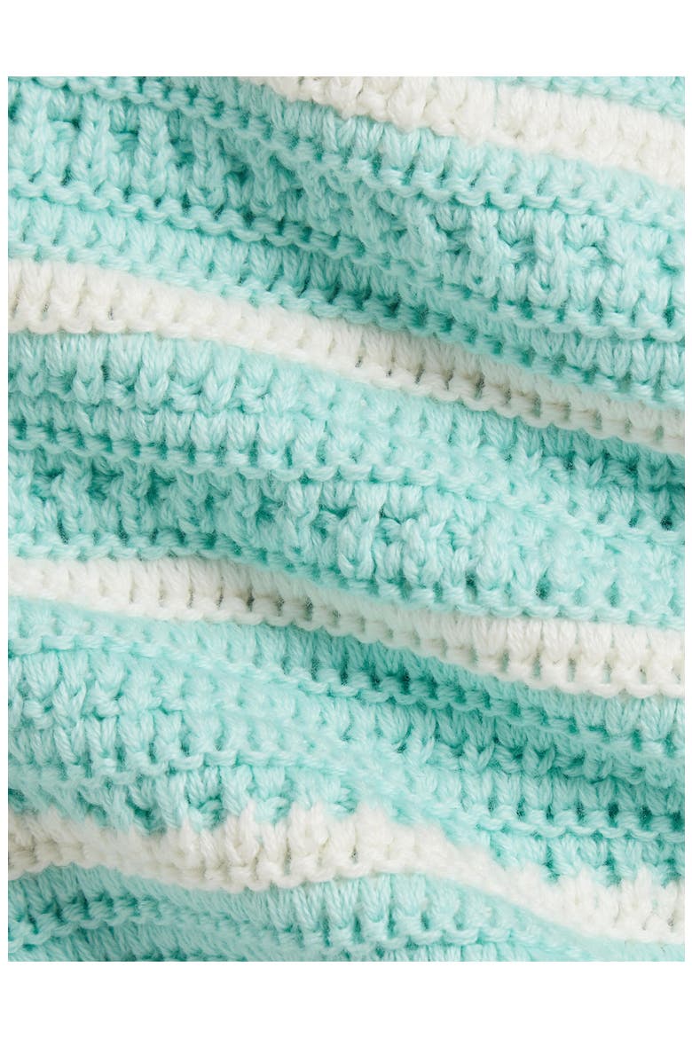 Knit Cotton Boxy Tank & Shorts Set, Alternate, color, PARAKEET/ CLUBHOUSE CREAM