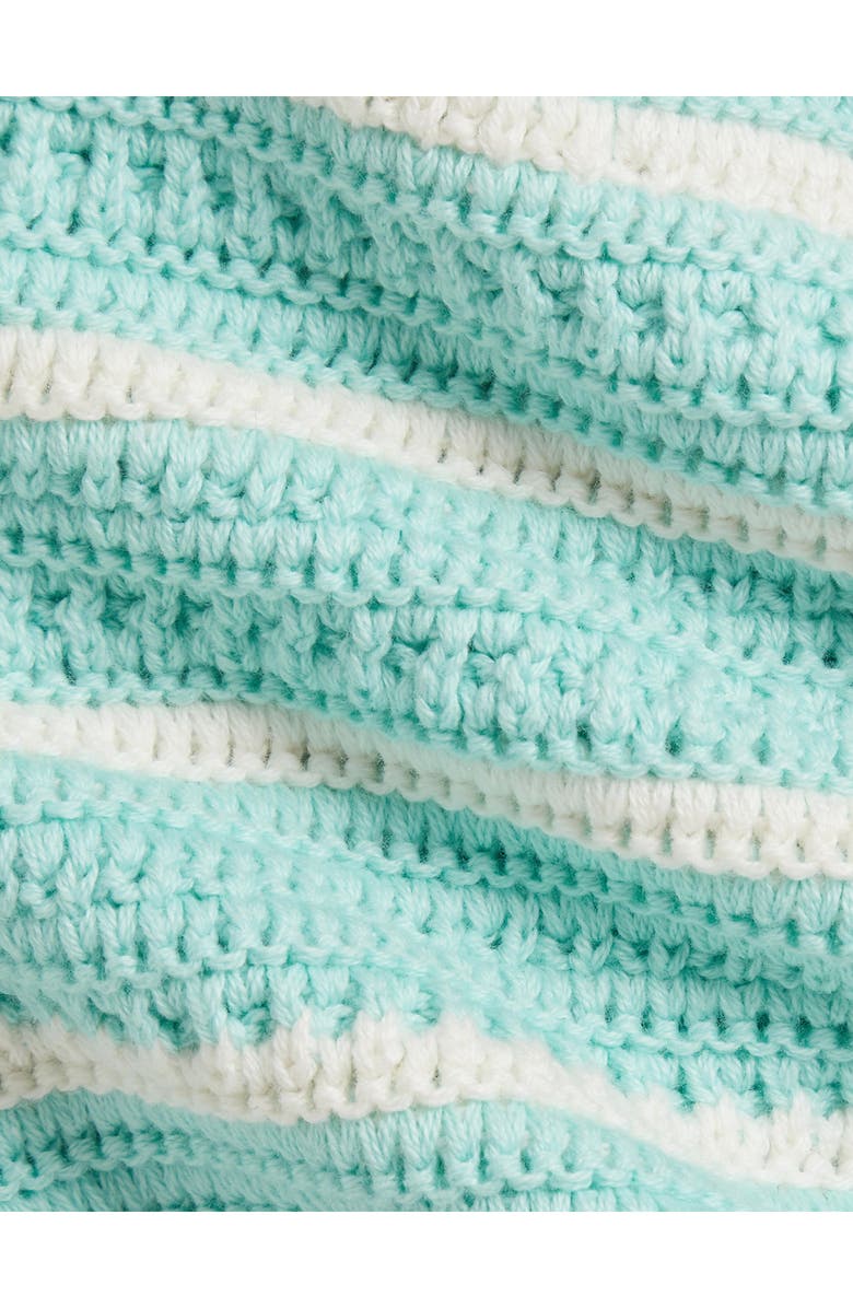 Ralph Lauren Knit Cotton Boxy Tank & Shorts Set, Alternate, color, Parakeet/ Clubhouse Cream