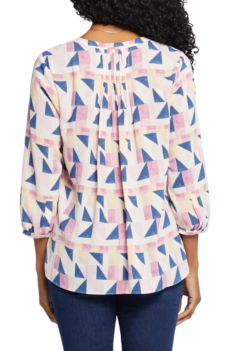 Pintuck Blouse, Alternate, color, MARQUETTE