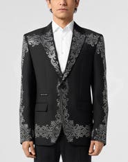 PHILIPP PLEIN Blazer Baroque Skull Strass Men