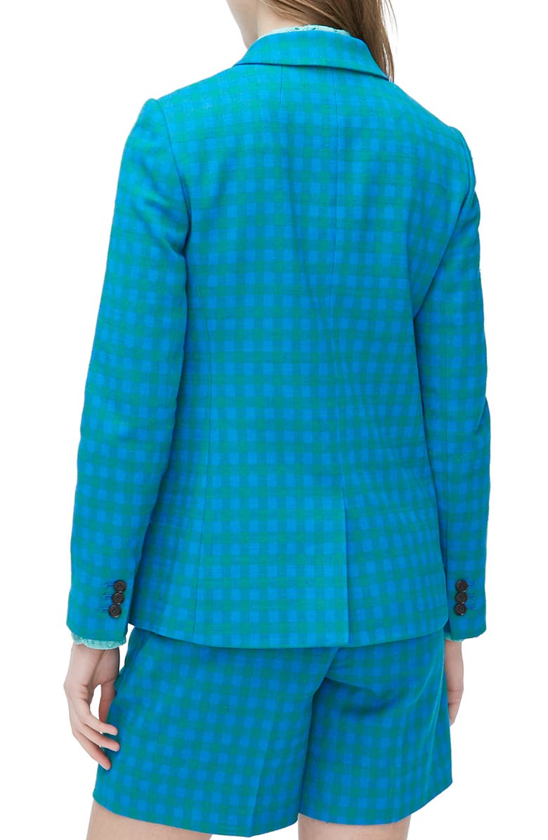 J.Crew Parke Colorful Gingham Blazer, Alternate, color,