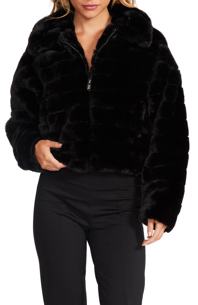 BB Dakota by Steve Madden Just Fuzz Jacket, Main, color, 