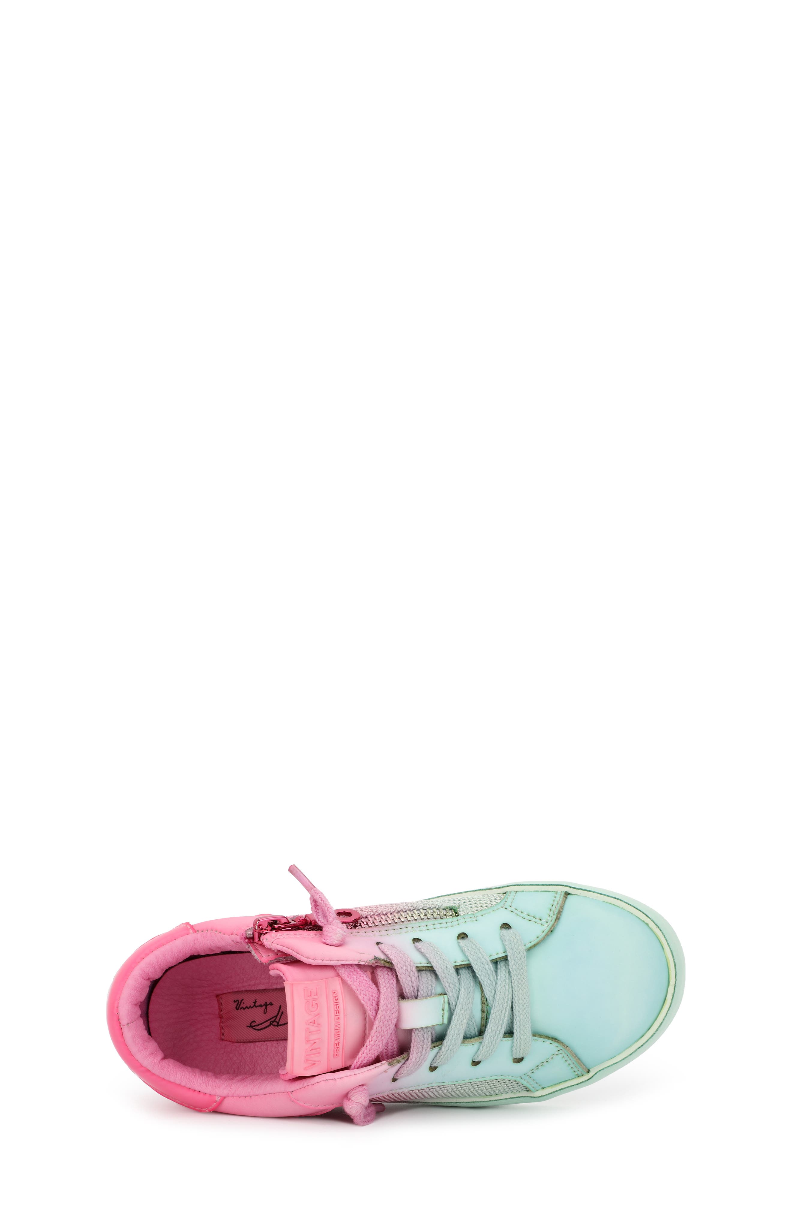 Vintage Havana Kids' Sam Water Resistant Sneaker, Alternate, color, Pink/ Green