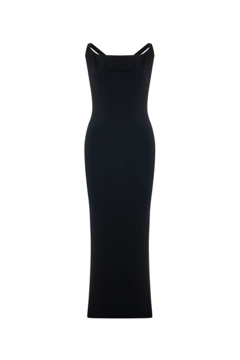 Daydreamers Cross Back Knit Maxi Dress