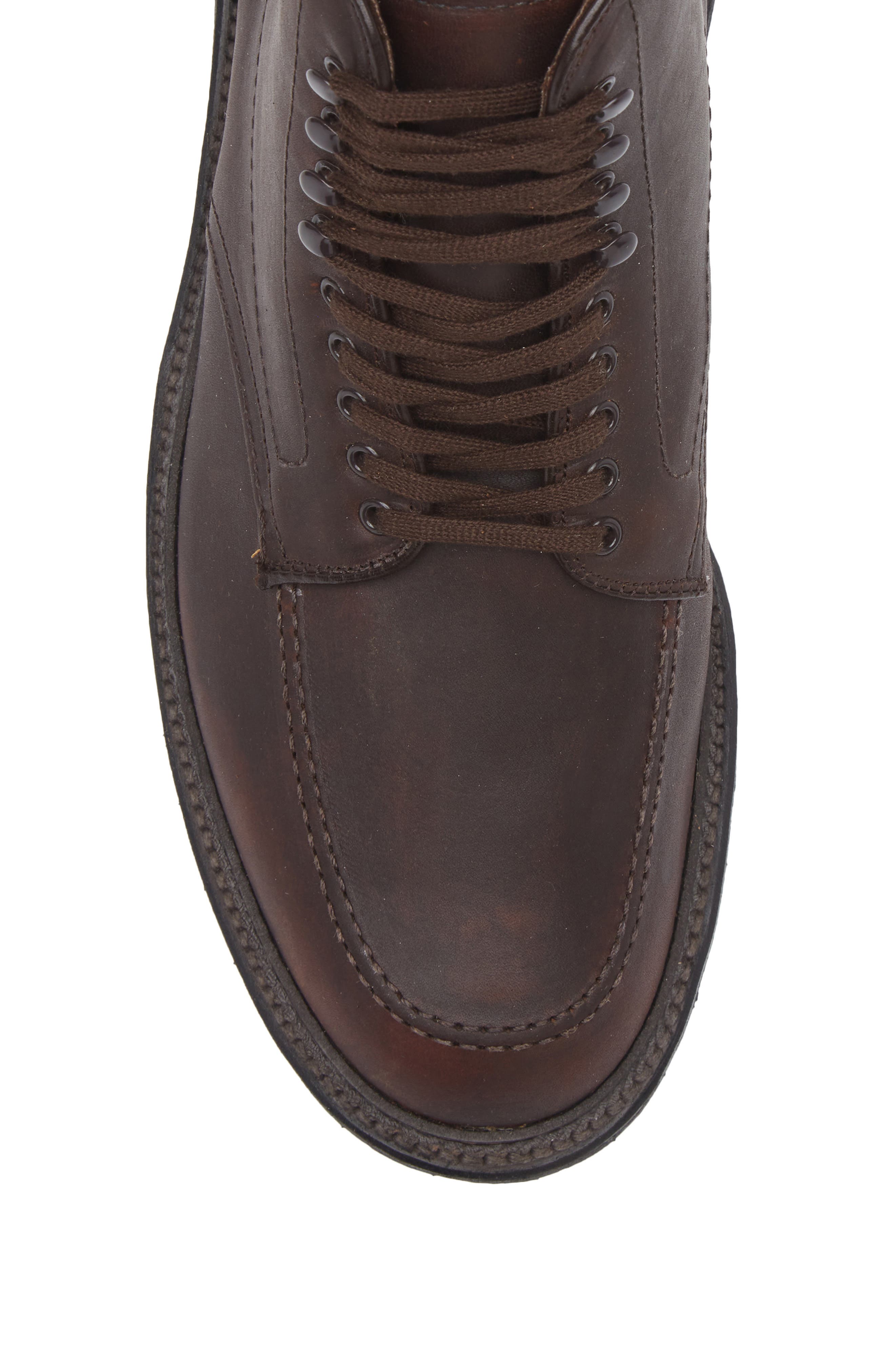 Alden Rugged Work Boot, Alternate, color, Dark Brown Kudu
