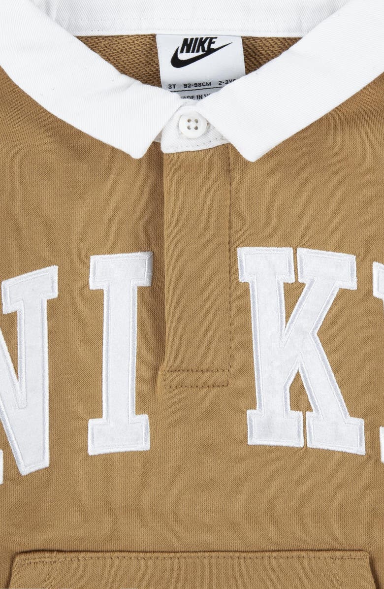 Nike Kids' Sportswear Club Polo Sweatshirt, Alternate, color, Flax