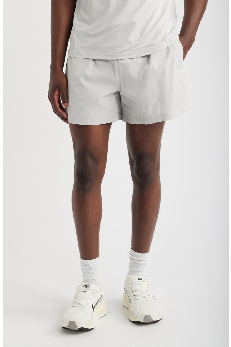 5-Inch Lined Training Shorts, Main, color, GREY VAPOR