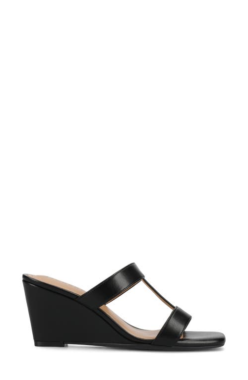 JOURNEE COLLECTION JOURNEE COLLECTION CLODIE T-STRAP WEDGE SANDAL
