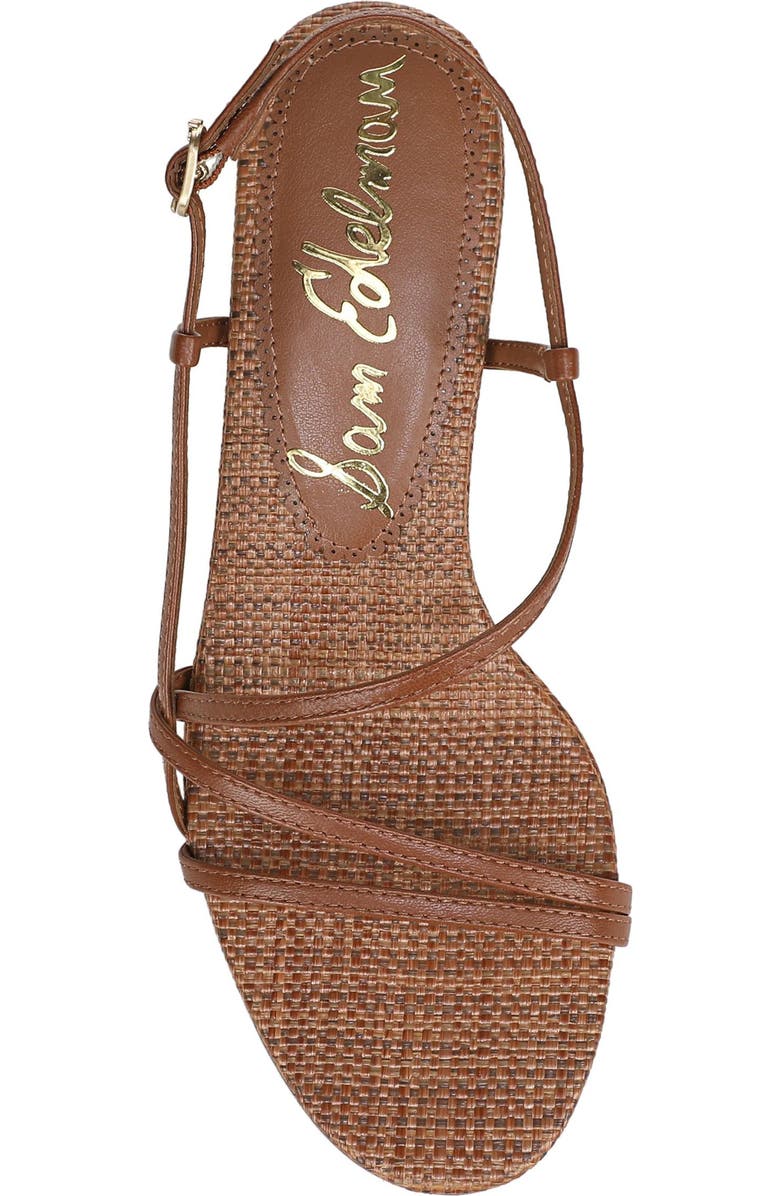 Sam Edelman Cora Slingback Kitten Heel Sandal, Alternate, color, Rich Cognac