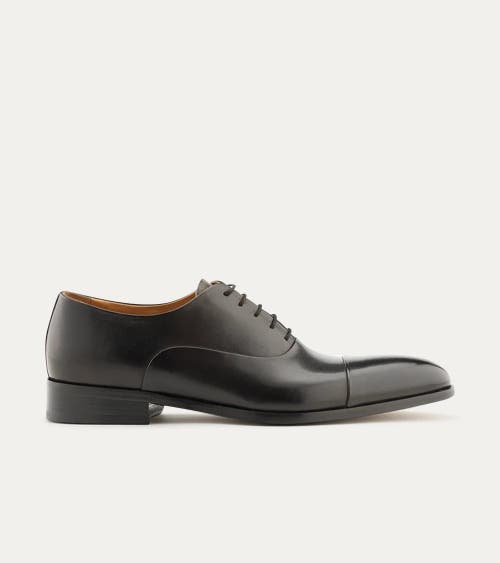 Ace Marks Griffin Cap Toe Oxford In Black