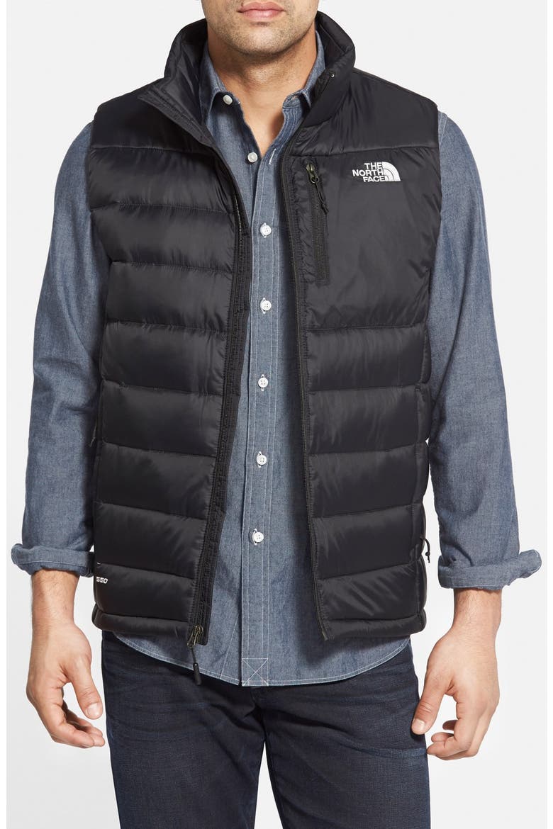 'Aconcagua' Goose Down Vest, Main, color, TNF BLACK