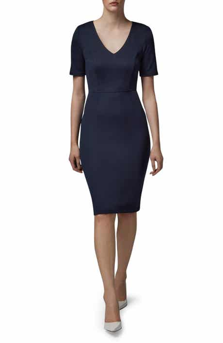 LK Bennett Natasha V-Neck Sheath Dress