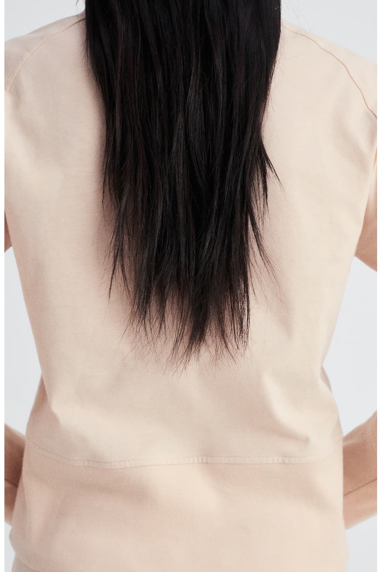 Cotton Sweatshirt, Alternate, color, SALMON