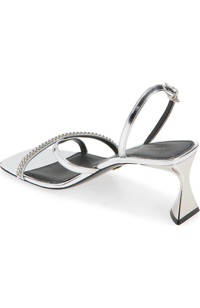 Stella McCartney Elsa Slingback Sandal, Alternate, color, Silver