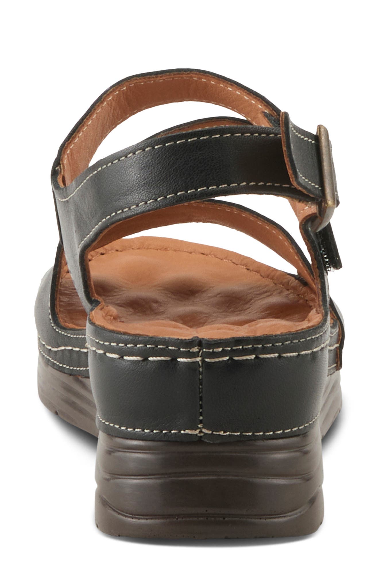 Spring Step Griggs Platform Sandal, Alternate, color, Black