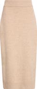 ST. JOHN Wool Moulin Knit Midi Skirt