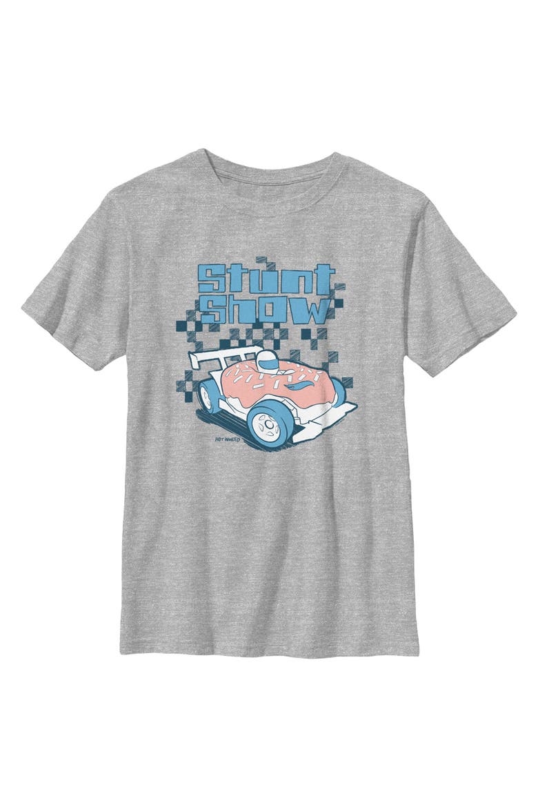 Boy's Hot Wheels Stunt Show Race  Graphic T-Shirt, Main, color, Sport Grey