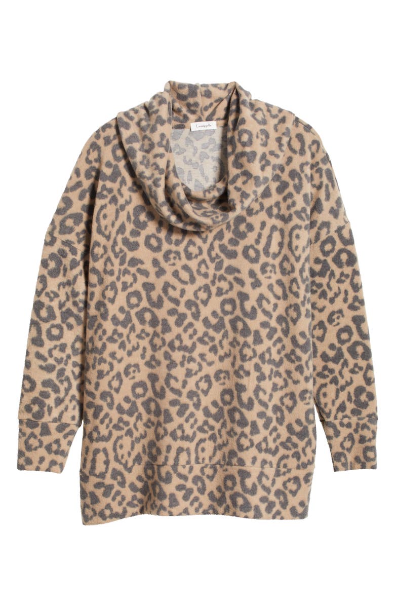 Loveappella Cowl Knit Top, Alternate, color, 