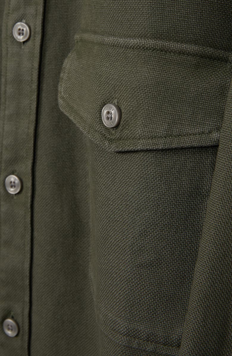 Reiss Caparazzo Brushed Stretch Cotton Button-Up Shirt, Alternate, color,