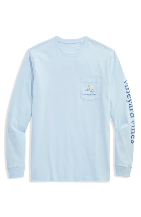 Brew Ski Time Graphic Pocket Long Sleeve T-Shirt
