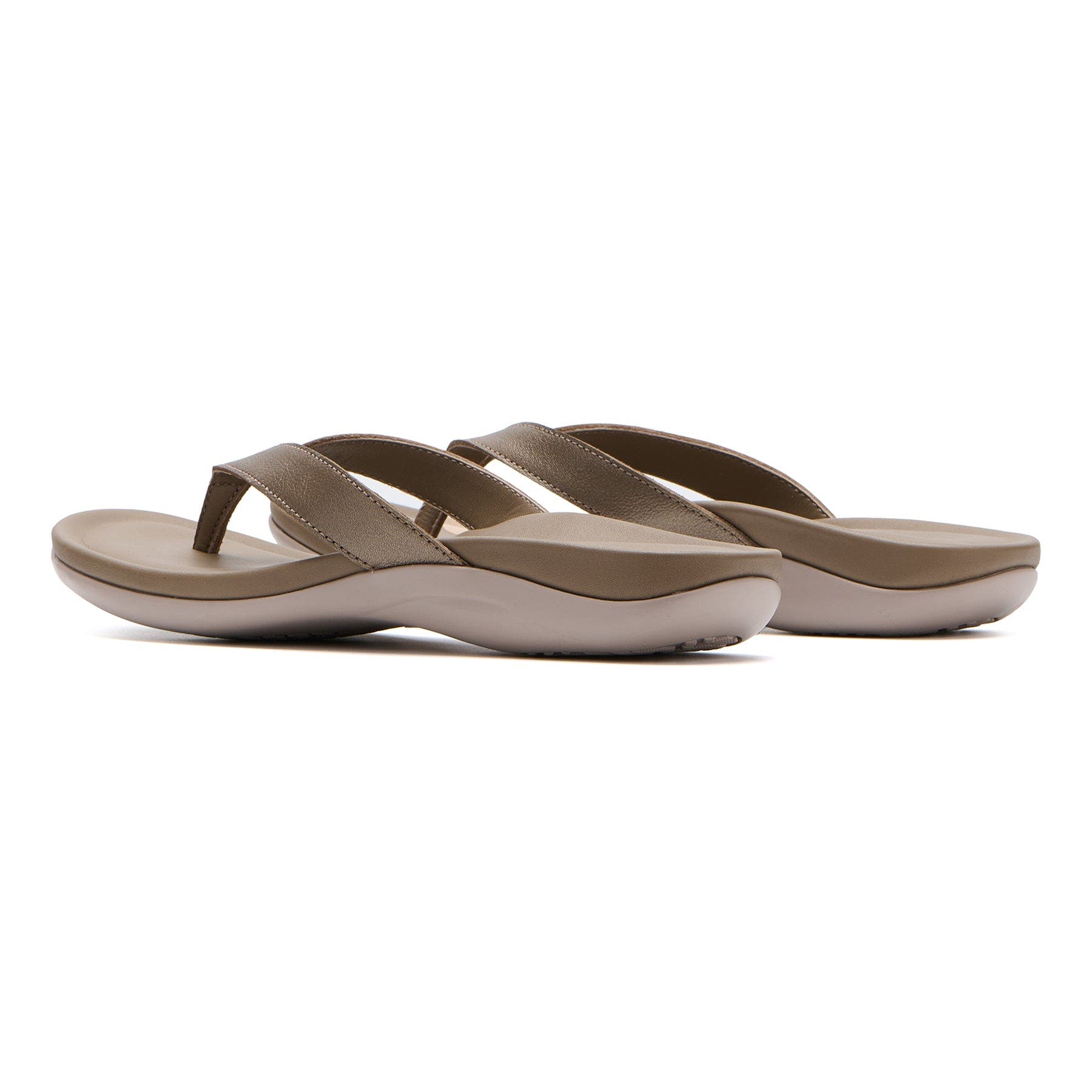 Oasis Flip Flop, Alternate, color, Fossil