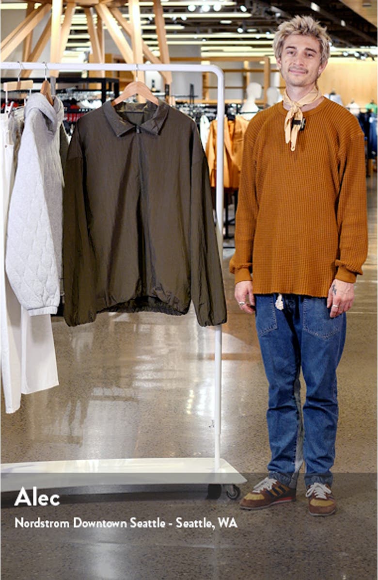 Gender Inclusive Ripstop Nylon Half Zip Pullover, sales video thumbnail