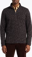 Robert Graham Matson Space Dye Quarter Zip Top