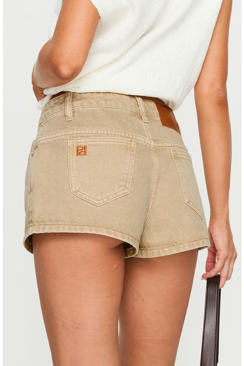 Dreamful Low Rise Denim Shorts, Alternate, color, SAND WASH