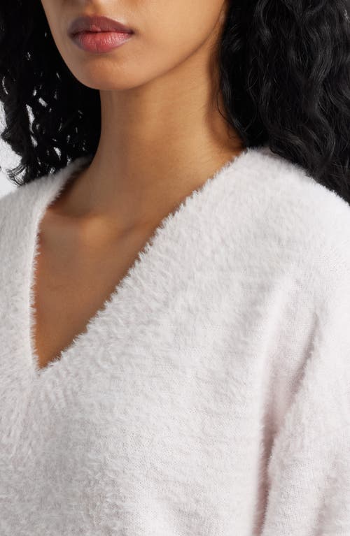 Bp. Fuzzy V-neck Sweater In Pink