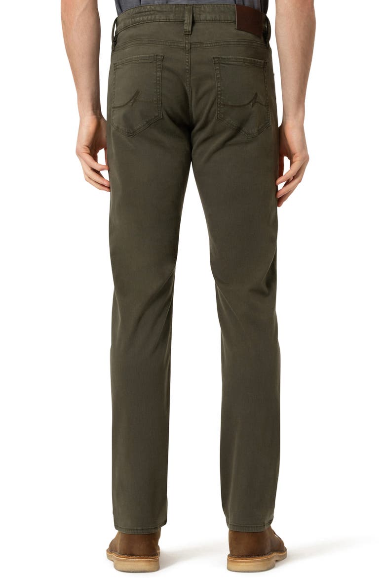 Courage Straight Leg Twill Pants, Alternate, color, DARK OLIVE TWILL