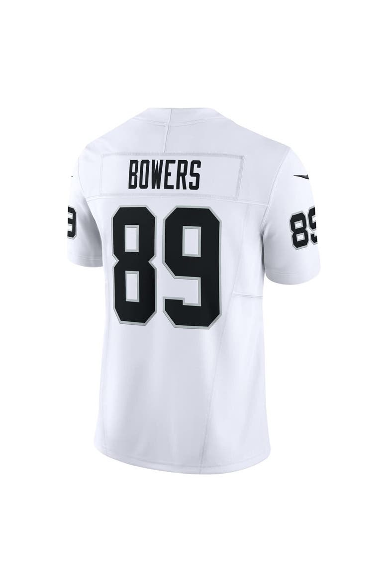 Men's Nike Brock Bowers White Las Vegas Raiders  Vapor F.U.S.E. Limited Jersey, Alternate, color, White