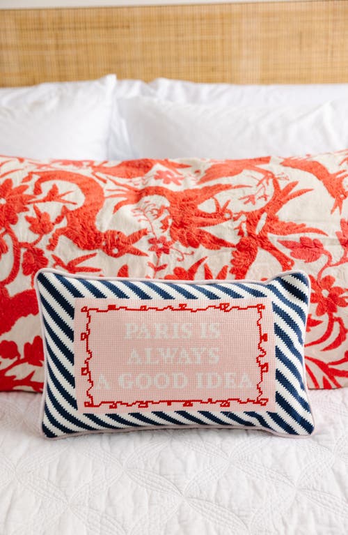 Furbish Paris Needlepoint Pillow In Multi