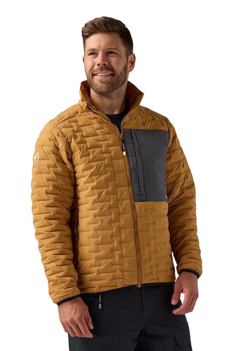 Peale Primaloft Stitch-Free Baffle Stretch Jacket - Men's, Main, color, Bistre