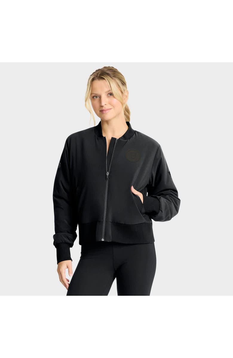 FANATICS Women's Fanatics Black Boston Bruins Authentic Pro Road Full-Zip Bomber Jacket, Main, color, Black