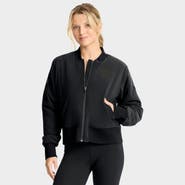 FANATICS Women's Fanatics Black Boston Bruins Authentic Pro Road Full-Zip Bomber Jacket