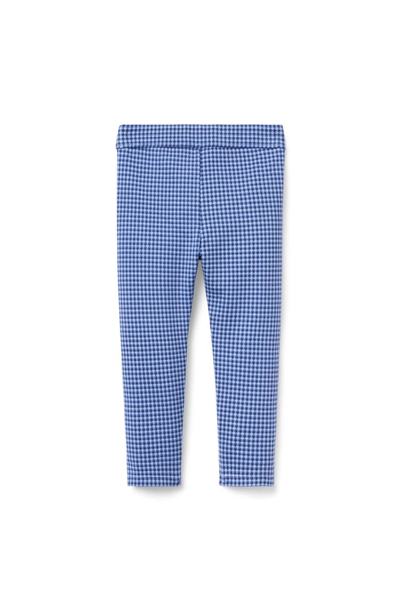 Janie and Jack Houndstooth Ponte Pant, Alternate, color, Blue