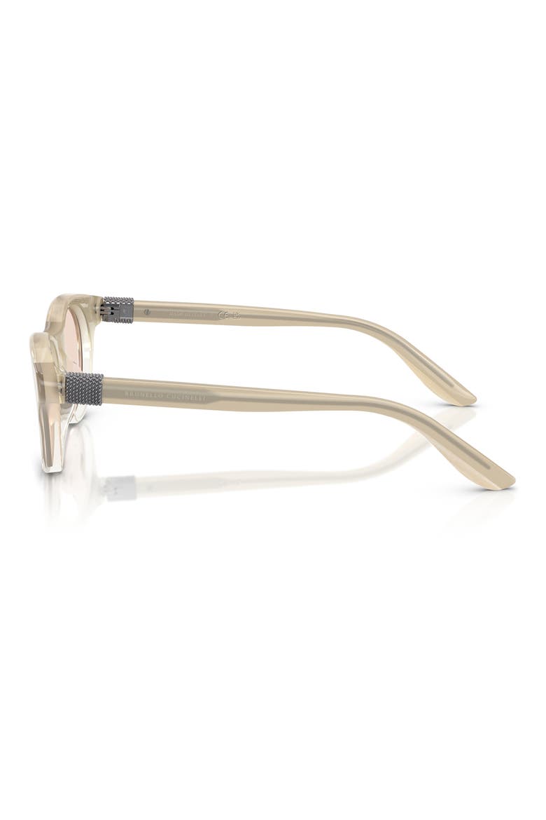 Pigalle 47mm Small Round Sunglasses, Alternate, color, WINE