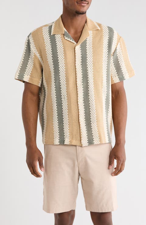 Off White Button Front Shirt