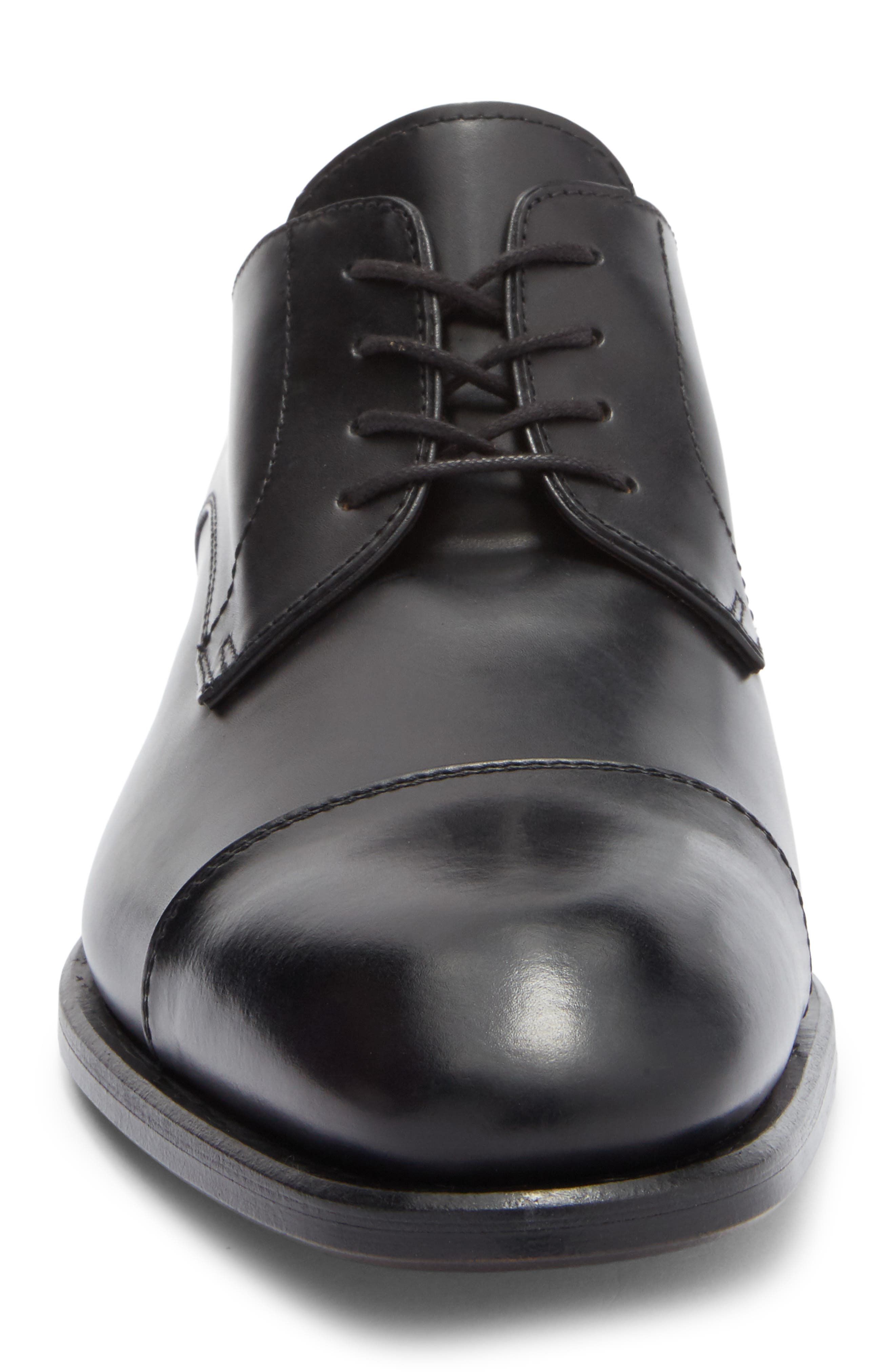 ANTONIO MAURIZI Cap Toe Derby, Alternate, color, Nero