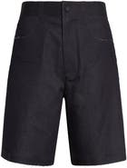 Marni Trompe l'Oeil Stretch Denim Bermuda Shorts