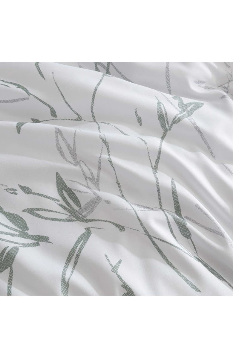 Kenneth Cole New York Ink Wash Vine Comforter & Throw Set, Alternate, color, Green