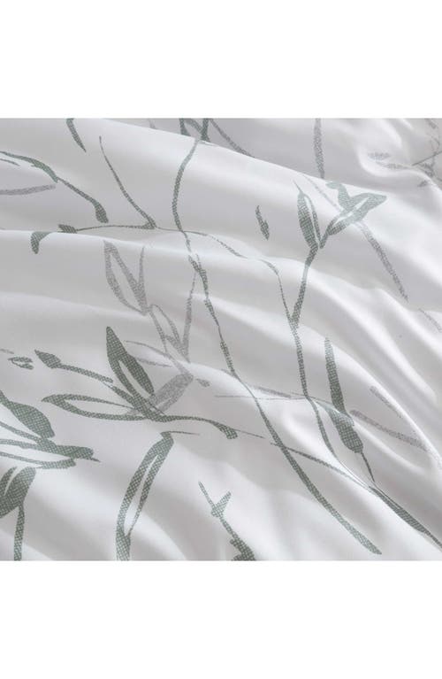 Kenneth Cole New York Ink Wash Vine Comforter & Throw Set In Green