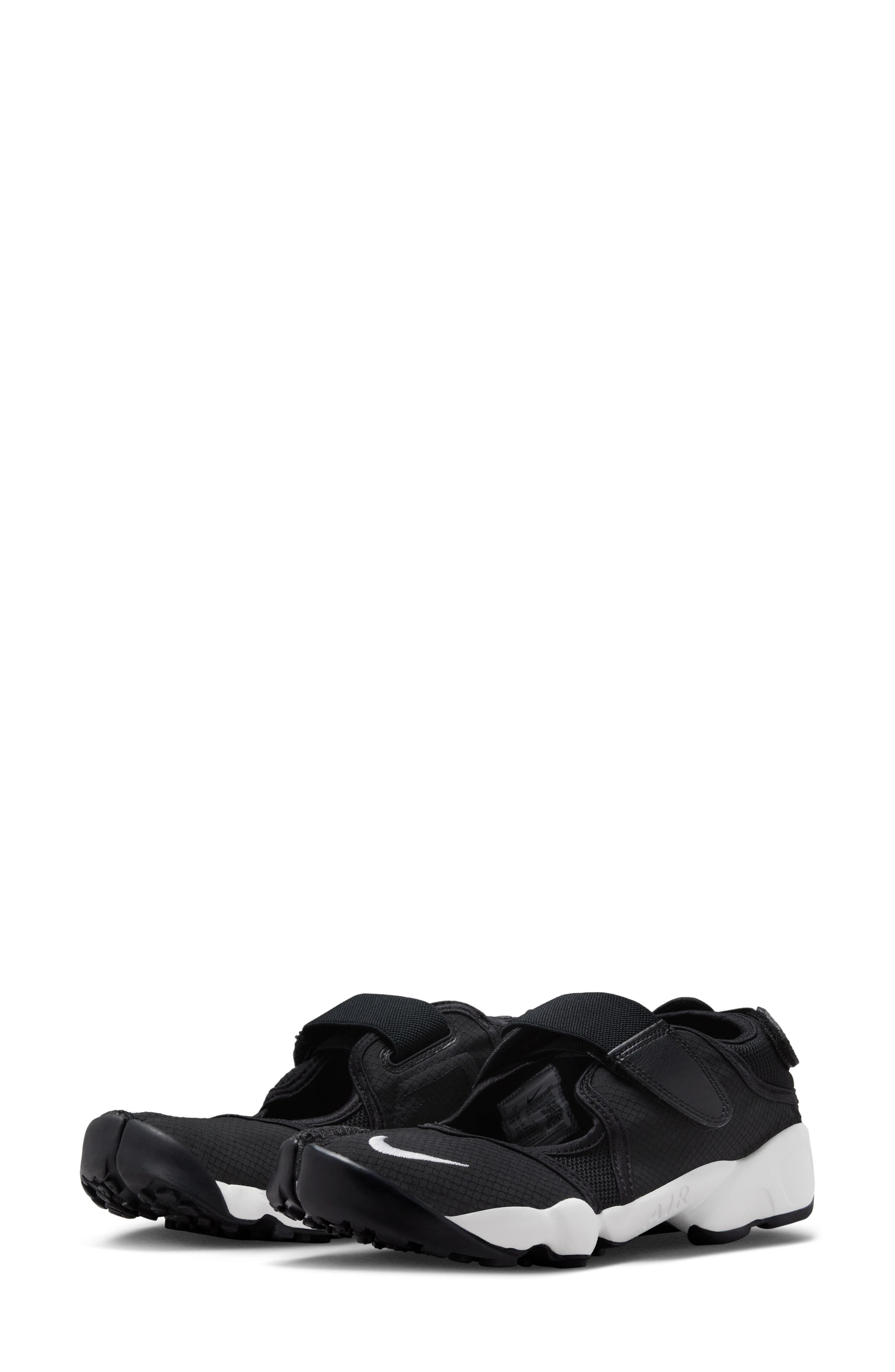 Air Rift Breathe Sneaker, Main, color, BLACK/ WHITE