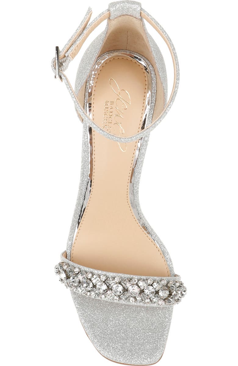 Jewel Badgley Mischka Peggy Ankle Strap Wedge Sandal, Alternate, color,