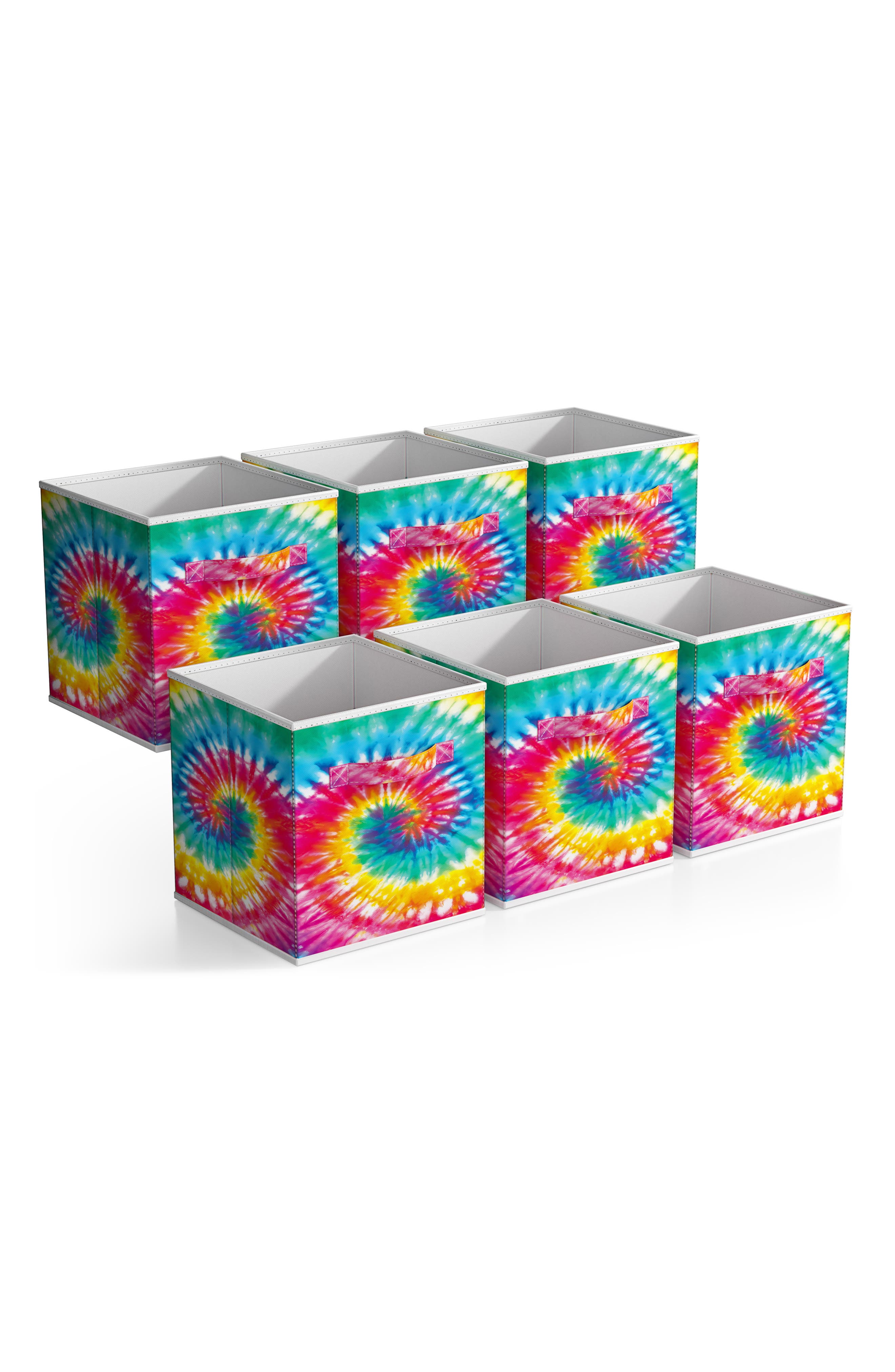 Set of 6 11-Inch Foldable Storage Bins