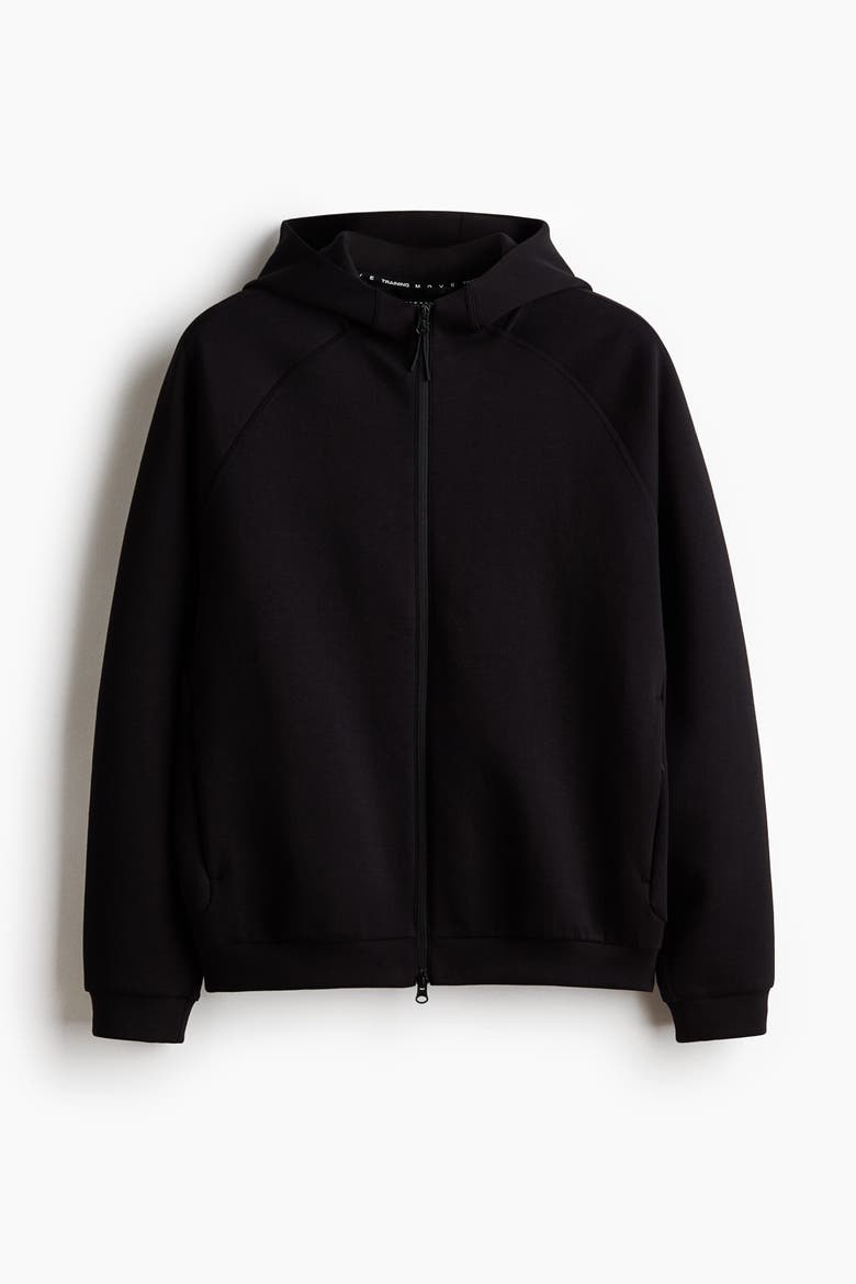 Hooded Activewear Jacket With Drymove, Alternate, color, Black