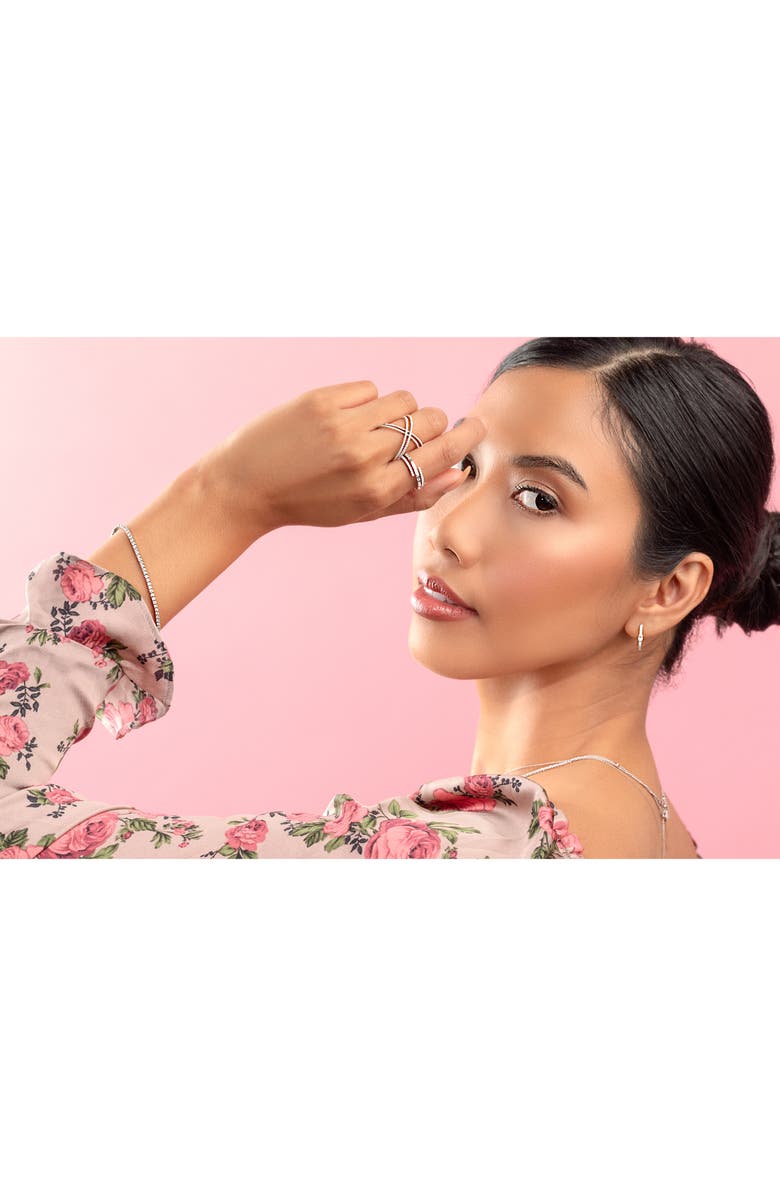 Bony Levy Prism Crossover Diamond Ring, Alternate, color, 18K White Gold