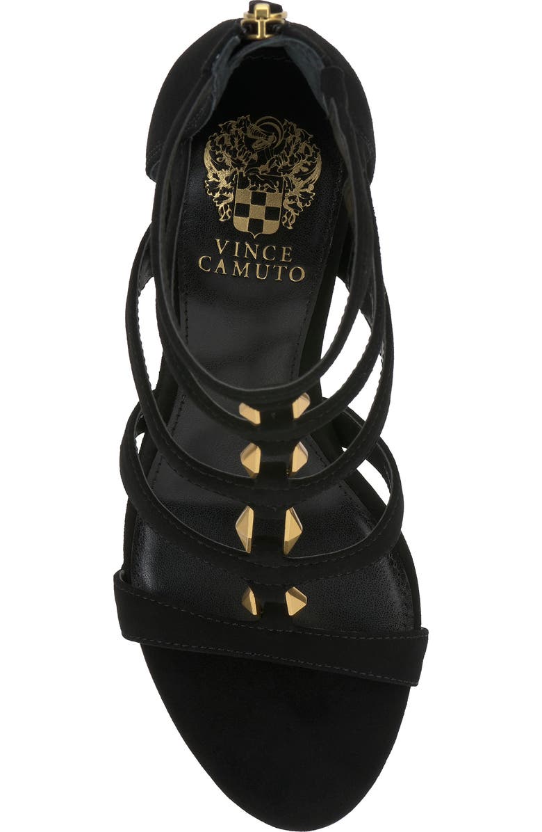 Vince Camuto Azelie Cage Sandal, Alternate, color, Black