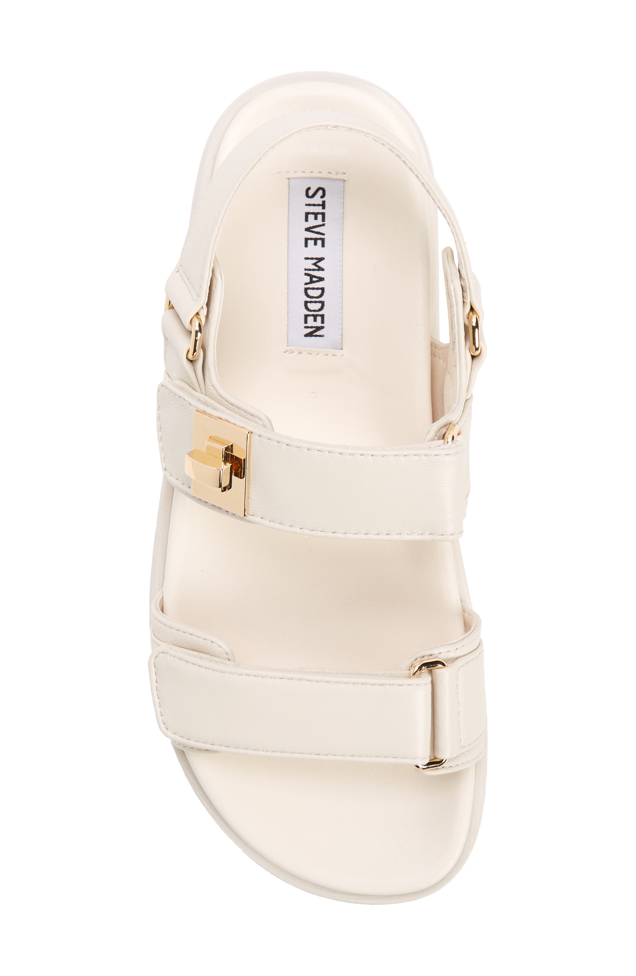 Steve Madden Mona Sandal, Alternate, color, Bone Leather